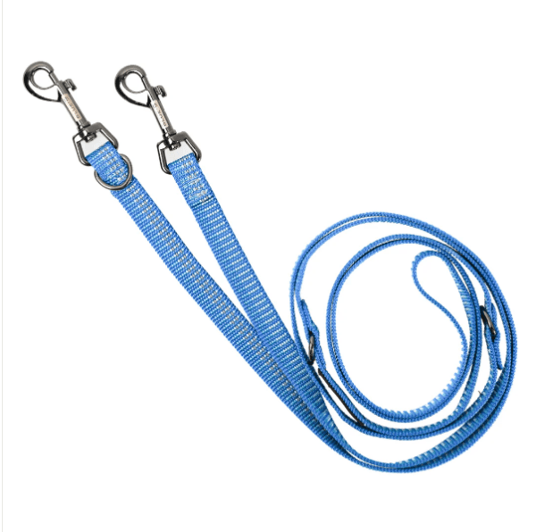 Blue-9 Reflective Multi-function Leash (Blue-Iceberg)2
